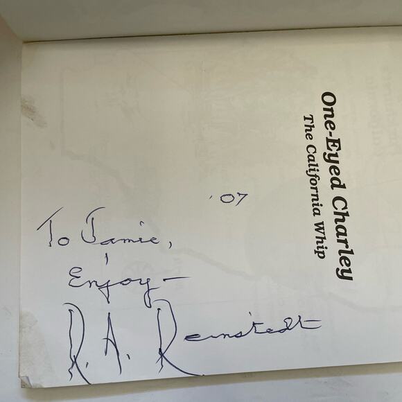Signed Edition One-Eyed Charley by RA Reinstedt - Picture 4 of 7